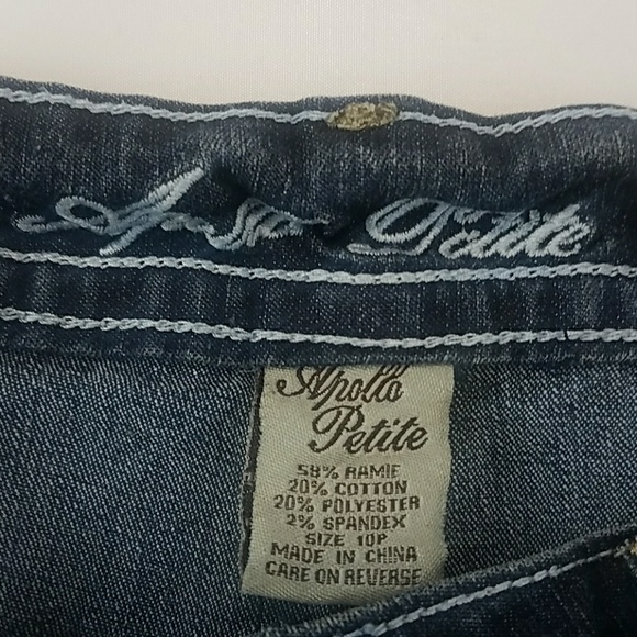 Apollo Petite Bermuda Blue Jeans - Picture 4 of 4